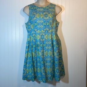 Chadwicks of Boston medallion printed dress